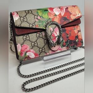 Gucci Mini Dionysus Blooms Print Handbag
